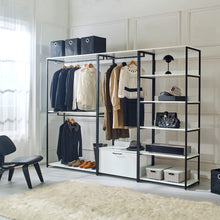 Load image into Gallery viewer, Fiona - Freestanding Walk-In Closet System, Extra Storage Space - White