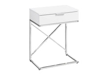 Load image into Gallery viewer, Accent Side Table, Storage Drawer, Spacious Tabletop, Contemporary & Modern