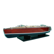 Load image into Gallery viewer, Hand Painted Model Boat (624210) - Light Brown / Dark Brown