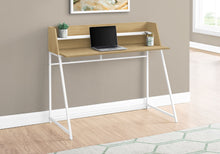 Load image into Gallery viewer, Computer Desk For Home Office, Laptop, Storage Shelves, Marble Look Contemporary & Modern