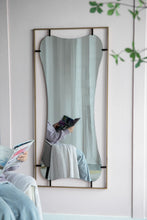 Load image into Gallery viewer, Poppy Mirror With Metal Frame Contemporary Design For Bathroom, Entryway Wall Decor