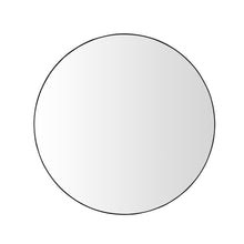 Load image into Gallery viewer, Wall Circular Framed Vanity Mirror For Bathroom, Living Room Decor - Black
