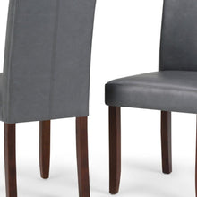 Load image into Gallery viewer, Wood Dining Parsons Chairs (Set of 2) - Brown / Gray