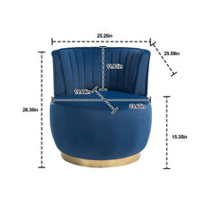 Load image into Gallery viewer, 360 Degree Swivel Cuddle Barrel Accent Sofa Chair
