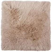 Load image into Gallery viewer, 17" X 17" Wool Solid Color Chair Pads (Set of 2) - Taupe