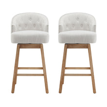 Load image into Gallery viewer, 360 Degree Rotation Swivel Counter Stools (Set of 2)