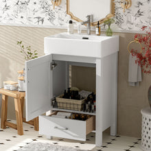 Load image into Gallery viewer, Bathroom Vanity With Sink, Frame And Drawer