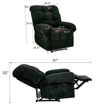 Load image into Gallery viewer, Manual Recliner, Padded Footrest