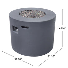 Load image into Gallery viewer, Round Iron Fire Pit With 40, 000 Btu