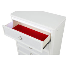 Load image into Gallery viewer, Abigale - 5 Drawer Chest With LED Lighting - White