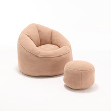 Load image into Gallery viewer, Bedding Bean Bag Sofa Chair High Pressure Foam With Footrest