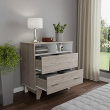 Load image into Gallery viewer, Two Drawer Dresser - Light Gray