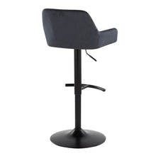 Load image into Gallery viewer, Daniella - Contemporary Adjustable Barstool With Swivel With Rounded T Footrest (Set of 2)