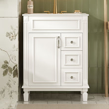 Load image into Gallery viewer, Bathroom Vanity With Sink, Compact Cabinet & 2 Drawers And Adjustable Shelf