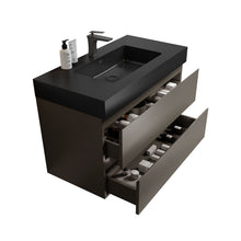 Load image into Gallery viewer, Alice - Bathroom Vanity With Sink, Large Storage Wall Mounted Floating Bathroom Vanity For Modern Bathroom, One-Piece Sink Basin Without Drain And Faucet