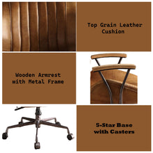 Load image into Gallery viewer, Hamilton - Top Grain Office Chair