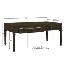 Load image into Gallery viewer, Fluted - 2 Drawer Coffee Table - Brown