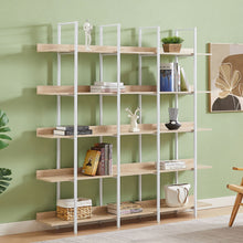Load image into Gallery viewer, Vintage Industrial 5 Tier Bookcase