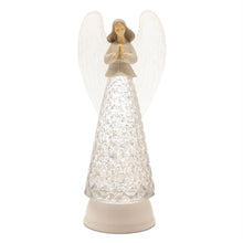 Load image into Gallery viewer, Plastic Angel Tabletop Sculpture With LED - White