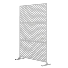 Load image into Gallery viewer, Three Panel Screen Room Divider (562889) - White