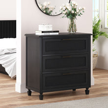 Load image into Gallery viewer, Newell - Cane 3 Drawer Dresser - Dark Gray