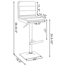 Load image into Gallery viewer, Adjustable Bar Stool (Set of 2) - Gray