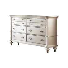 Load image into Gallery viewer, Bedroom Dresser Only, Storage Drawers Furniture - Silver / Silver / Gray