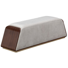 Load image into Gallery viewer, Houston - Accent Bench - Porcini / Walnut