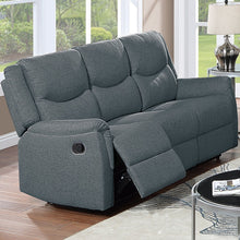 Load image into Gallery viewer, Modern Contemporary Style Recliner Sofa With Plush Armrest And Headrest