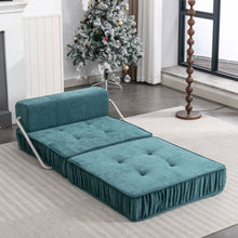 Load image into Gallery viewer, Folding Sofa With Removable Back Cushion, Convertible Futon Sleeper Chair
