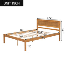 Load image into Gallery viewer, Platform Bed Frame With Headboard