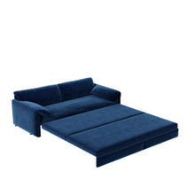 Load image into Gallery viewer, Queen Pull Out Sofa Bed, 3 In 1 Convertible Sleeper Sofa With Side Storage