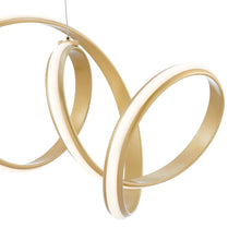 Load image into Gallery viewer, 14" Metal LED Dimmable Chandelier - Gold