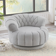 Load image into Gallery viewer, Round Swivel Accent Chair With Rotation