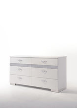 Load image into Gallery viewer, High Gloss Eight Drawer Double Dresser - White