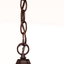 Load image into Gallery viewer, Lantern Beveled Metal Dimmable Chandelier With Clear Shades - Brown