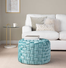 Load image into Gallery viewer, Braided - Versatile Round Ottoman