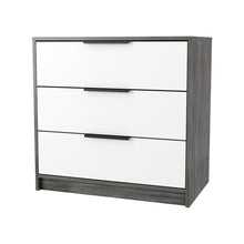 Load image into Gallery viewer, Three Drawer Dresser - White / Gray