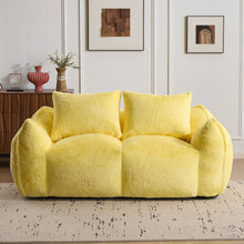 Load image into Gallery viewer, Giant Bean Bag Couch, Ultra Soft Fluffy Loveseat For Living Room