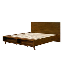 Load image into Gallery viewer, Platform Bed Frame With Footboard Storage