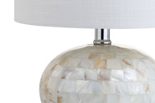Load image into Gallery viewer, 16" Novelty Table Lamp LED With Globe Shade - White