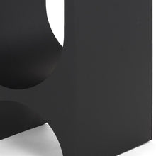 Load image into Gallery viewer, Iron Square Sled End Table - Black