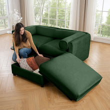 Load image into Gallery viewer, Contemporary Elegant Sofa With Storage And Ottoman