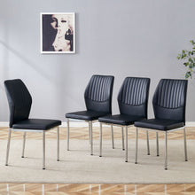 Load image into Gallery viewer, Luxury Simple High Resilience Dining Chair With Metal Legs