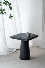 Load image into Gallery viewer, Square Side Table With Pedestal Base