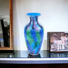 Load image into Gallery viewer, Abstract Round Table Vase - Blue / Green