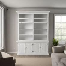 Load image into Gallery viewer, Adjustable Four Tier Bookcase (397127) - White