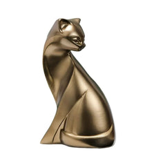 Load image into Gallery viewer, Cat Hand Painted Figurine - Bronze