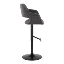 Load image into Gallery viewer, Vintage Flair - Mid Century Modern Adjustable Barstool With Straight T Footrest (Set of 2)