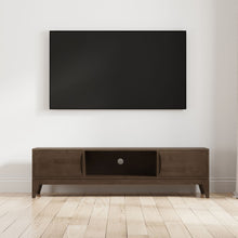 Load image into Gallery viewer, Harper - Low TV Media Stand - Walnut Brown